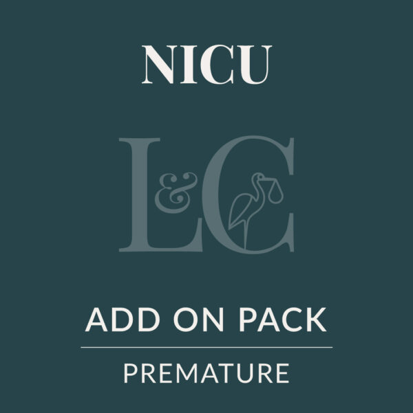 Premature NICU Baby Book Add On